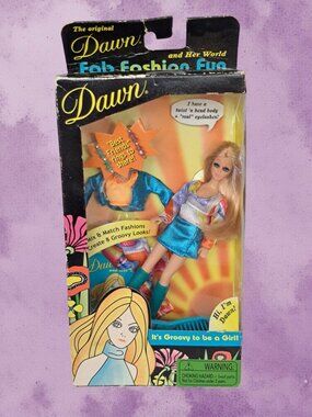 2001 Checkerboard Toys Fab Fashion Fun The Original Dawn Doll NRFB.